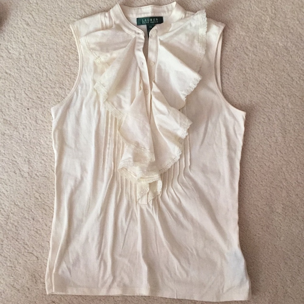 Ralph Lauren ruffle top